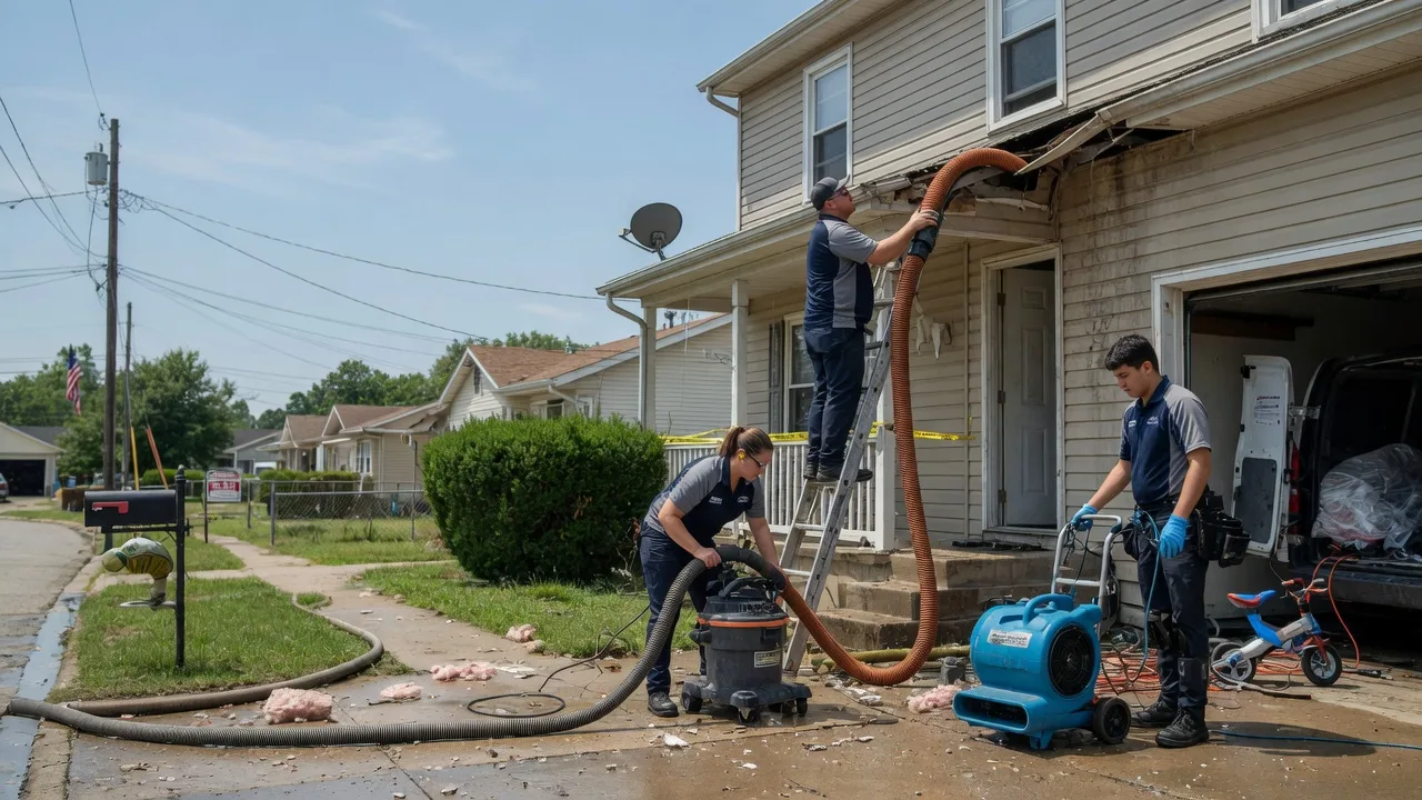 Water Damage Restoration in Peoria, IL near me